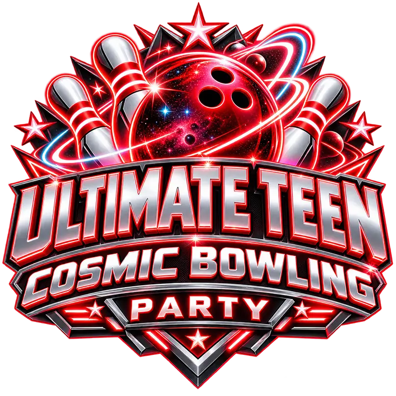 Ultimate Teen Cosmic Bowling Party Graphic