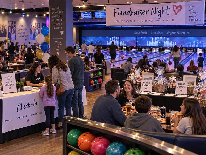 fundraiser events at Bowl 32 in Noblesville IN